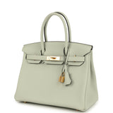 Hermes Birkin 30 Gris Neve Togo Gold Hardware