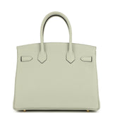 Hermes Birkin 30 Gris Neve Togo Gold Hardware