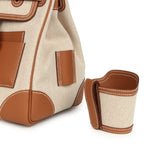 Hermes Birkin Cargo 35 Gold Swift and Gold-Ecru Toile H Canvas Palladium Hardware