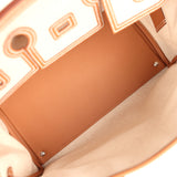Hermes Birkin Cargo 35 Gold Swift and Gold-Ecru Toile H Canvas Palladium Hardware