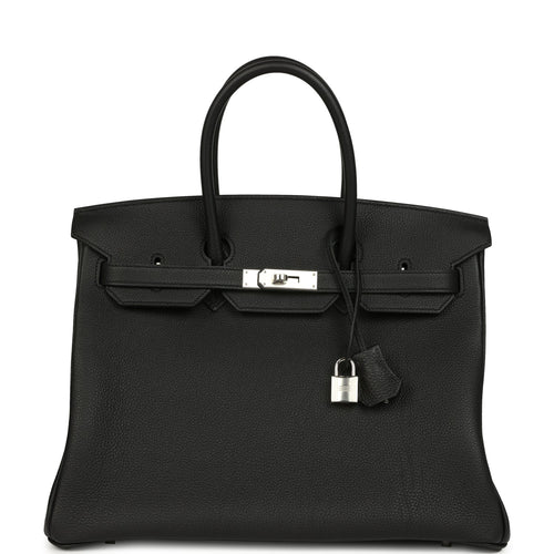 Hermes Birkin 35 Black Togo Palladium Hardware