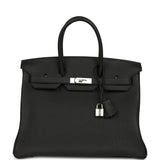 Hermes Birkin 35 Black Togo Palladium Hardware