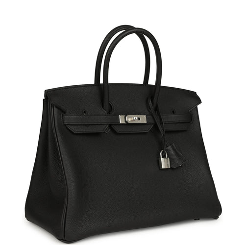 Hermes Birkin 35 Black Togo Palladium Hardware