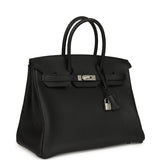 Hermes Birkin 35 Black Togo Palladium Hardware