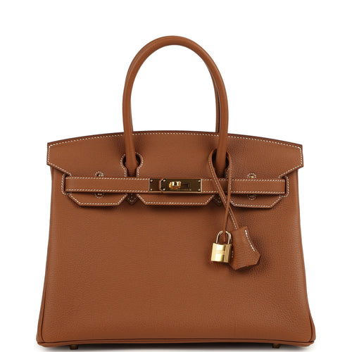 Hermes Birkin 30 Gold Togo Gold Hardware