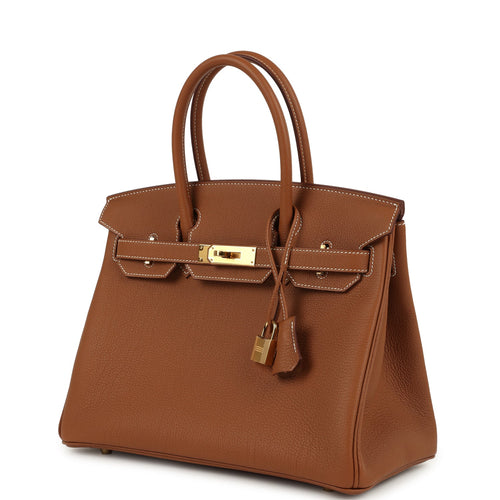 Hermes Birkin 30 Gold Togo Gold Hardware