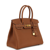 Hermes Birkin 30 Gold Togo Gold Hardware
