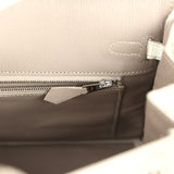 Hermes Birkin 25 Himalaya Niloticus Crocodile Palladium Hardware