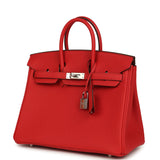 Hermes Birkin 25 Rouge Radieux Togo Palladium Hardware