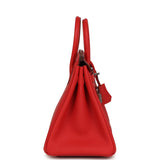 Hermes Birkin 25 Rouge Radieux Togo Palladium Hardware