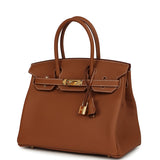 Hermes Birkin 30 Gold Togo Gold Hardware