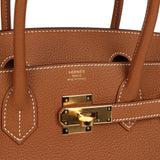 Hermes Birkin 30 Gold Togo Gold Hardware