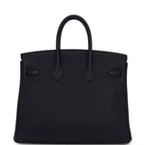 Hermes Birkin 25 Bleu Nuit Togo Gold Hardware - Thumbnail View 4