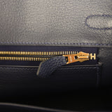 Hermes Birkin 25 Bleu Nuit Togo Gold Hardware - Thumbnail View 9
