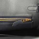 Hermes Birkin 25 Bleu Nuit Togo Gold Hardware - Thumbnail View 9