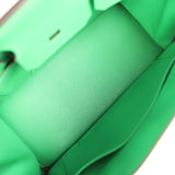 Pre-owned Hermes Birkin 30 Bambou Togo Gold Hardware - Thumbnail View 8