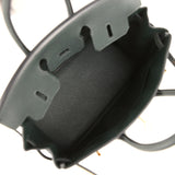 Hermes Birkin 25 Vert Fonce Togo Gold Hardware