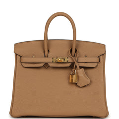 Hermes Birkin 25 Chai Togo Gold Hardware