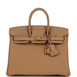 Hermes Birkin 25 Chai Togo Gold Hardware
