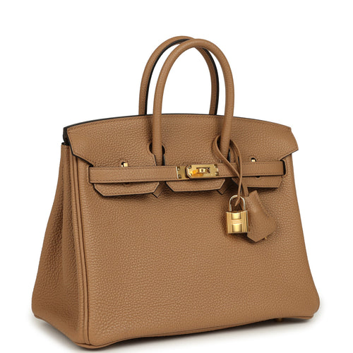 Hermes Birkin 25 Chai Togo Gold Hardware
