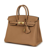 Hermes Birkin 25 Chai Togo Gold Hardware