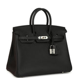 Hermes Birkin 25 Black Togo Palladium Hardware