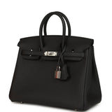 Hermes Birkin 25 Black Togo Palladium Hardware