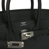 Hermes Birkin 25 Black Togo Palladium Hardware