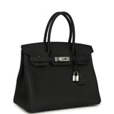 Hermes Birkin 30 Black Togo Palladium Hardware