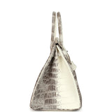 Hermes Birkin 35 Himalaya Niloticus Crocodile Palladium Hardware
