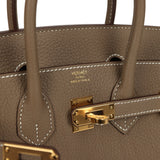Hermes Birkin 25 Etoupe Togo Gold Hardware