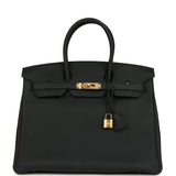Hermes Birkin 35 Black Togo Gold Hardware - Thumbnail View 1