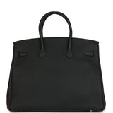 Hermes Birkin 35 Black Togo Gold Hardware - Thumbnail View 4