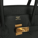 Hermes Birkin 35 Black Togo Gold Hardware - Thumbnail View 7