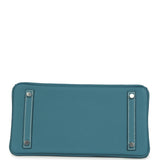 Hermes Birkin 30 Blue Jean Togo Palladium Hardware - Thumbnail View 6