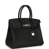 Hermes Birkin 30 Black Togo Permabrass Hardware