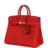 Hermes Birkin 25 Rouge de Coeur togo Palladium Hardware