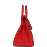 Hermes Birkin 25 Rouge de Coeur togo Palladium Hardware
