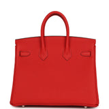 Hermes Birkin 25 Rouge de Coeur togo Palladium Hardware