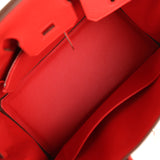 Hermes Birkin 25 Rouge de Coeur togo Palladium Hardware