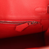 Hermes Birkin 25 Rouge de Coeur togo Palladium Hardware