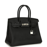 Hermes Birkin 30 Black Togo Brushed Palladium Hardware
