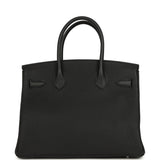 Hermes Birkin 30 Black Togo Brushed Palladium Hardware
