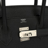 Hermes Birkin 30 Black Togo Brushed Palladium Hardware