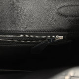 Vintage Hermes Birkin 30 Black Matte Niloticus Crocodile Palladium Hardware - Thumbnail View 9