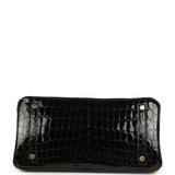 Hermes Birkin 30 Black Shiny Crocodile Niloticus Gold Hardware - Thumbnail View 6