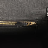 Hermes Birkin 30 Black Shiny Crocodile Niloticus Gold Hardware - Thumbnail View 9