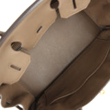 Pre-owned Hermes Birkin 30 Taupe Grey Togo Gold Hardware
