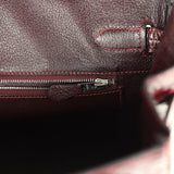 Vintage Hermes Birkin 30 Bordeaux Shiny Niloticus Crocodile Palladium Hardware - Thumbnail View 9