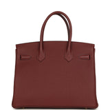 Hermes Birkin 30 Rouge H Togo Gold Hardware